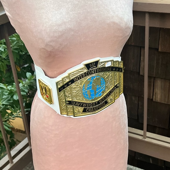 Accessories Costume Wrestling Championship Belt Faux Velcro Back